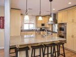 Counter Seating at Kitchen Island 